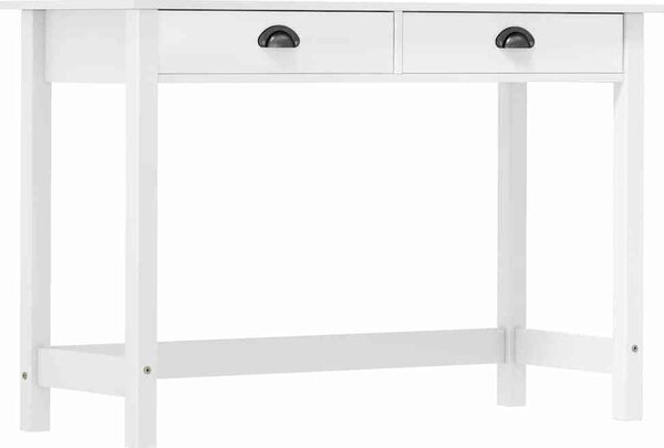 VidaXL Konzolový stolek Hill 2 zásuvky 110x45x74 cm borové dřevo [288991] Barva: Hnědá