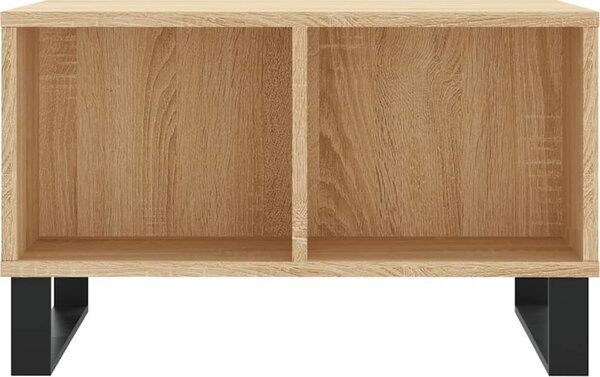 VidaXL Konferenční stolek 60x50x36,5 cm kompozitní dřevo [830553] Barva: hnědý dub