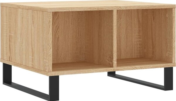 VidaXL Konferenční stolek 60x50x36,5 cm kompozitní dřevo [830553] Barva: hnědý dub