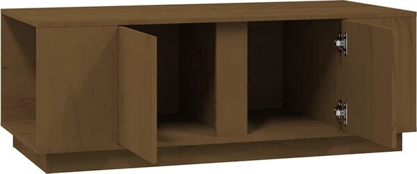 VidaXL Konferenční stolek 110x50x40 cm masivní borové dřevo [814432] Barva: Přírodní