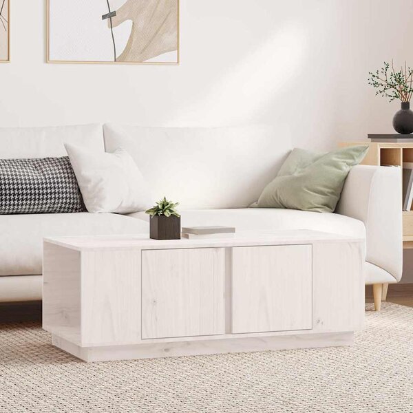 VidaXL Konferenční stolek 110x50x40 cm masivní borové dřevo [814432] Barva: Přírodní