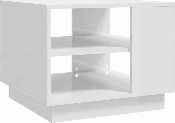 VidaXL Konferenční stolek 55 x 55 x 42 cm kompozitní dřevo [813088] Barva: Bílá