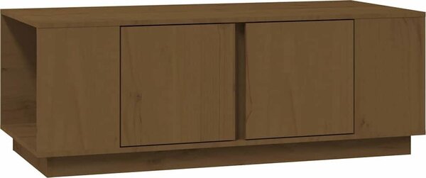 VidaXL Konferenční stolek 110x50x40 cm masivní borové dřevo [814432] Barva: Přírodní