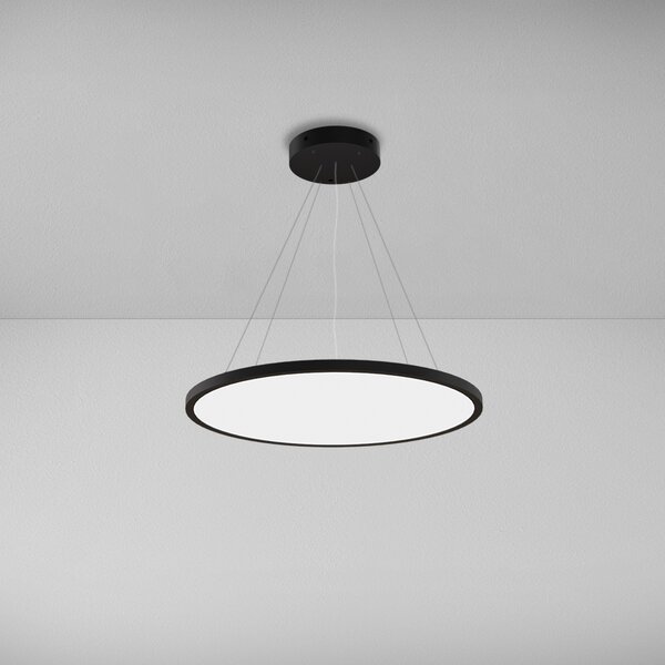 ZAHO Závěsné LED svítidlo BROOKLYN, 43W, ø 608 mm Barva: Bílá, Teplota světla: 3000K - teplá bílá, Stmívání, řízení: ON/OFF (bez stmívání)