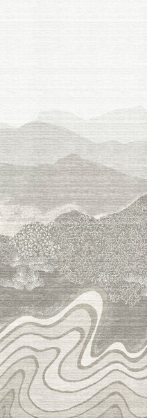 Vliesová obrazová tapeta na zeď, šedá, horská krajina, DGZON2011-260, Amazone, Masureel