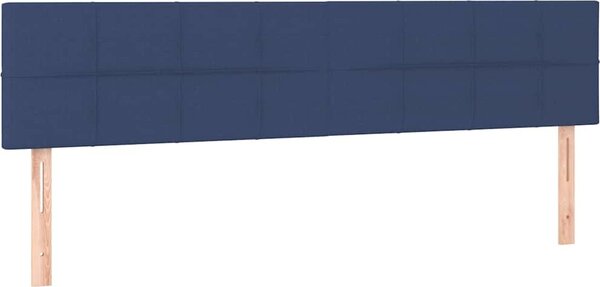VidaXL Čela postele 160x5x78/88 cm látka [346064] Barva: tmavě hnědá