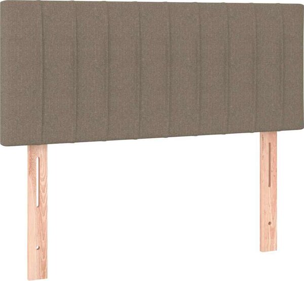 VidaXL Čelo postele 80 x 5 x 78/88 cm textil [346204] Barva: taupe