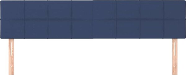 VidaXL Čela postele 160x5x78/88 cm látka [346064] Barva: tmavě hnědá