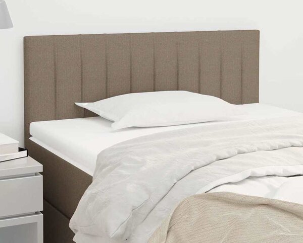 VidaXL Čelo postele 80 x 5 x 78/88 cm textil [346204] Barva: taupe