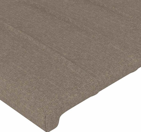 VidaXL Čelo postele 80 x 5 x 78/88 cm textil [346204] Barva: taupe