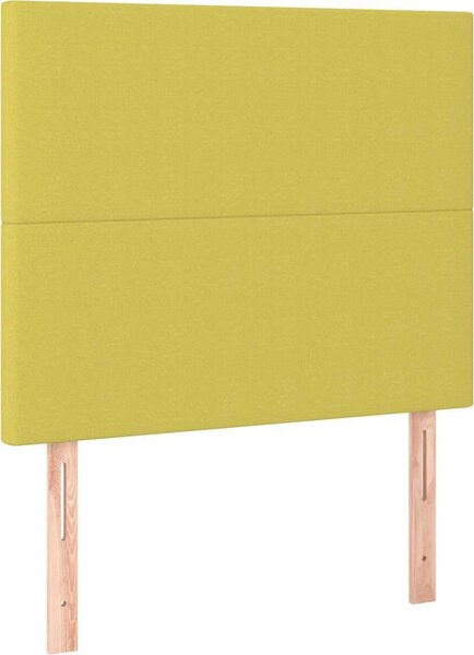 VidaXL Čelo postele 90x5x118/128 cm látkové [3116041] Barva: Tmavě šedá