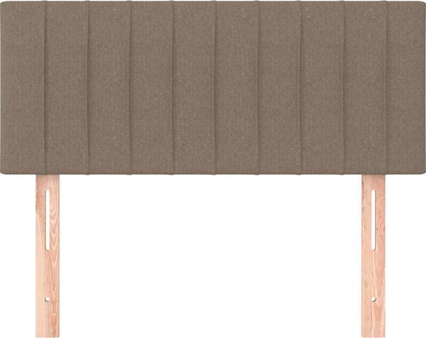 VidaXL Čelo postele 80 x 5 x 78/88 cm textil [346204] Barva: taupe
