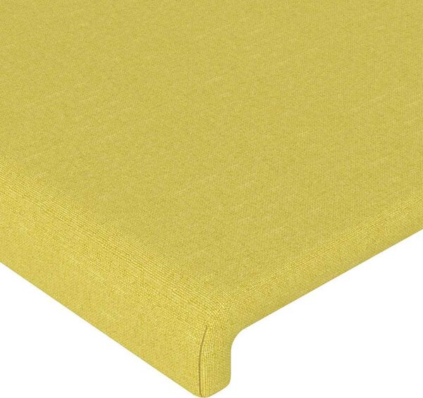 VidaXL Čelo postele 90x5x118/128 cm látkové [3116041] Barva: Tmavě šedá