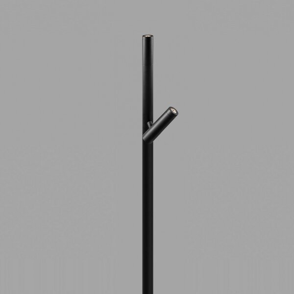 ZAHO Stojací LED lampa BERO FL, 2x6W, v. 1750 mm, 55° Barva: Bílá, Teplota světla: 3000K - teplá bílá