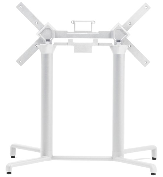 Nardi Bílá hliníková stolová sklápěcí podnož Scudo Double 72 cm