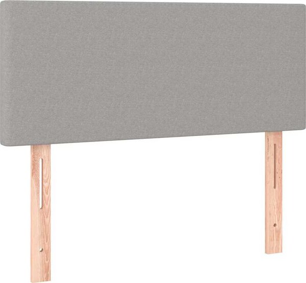 VidaXL Čelo postele s LED 100x5x78/88 cm textil [3121329] Barva: Modrá
