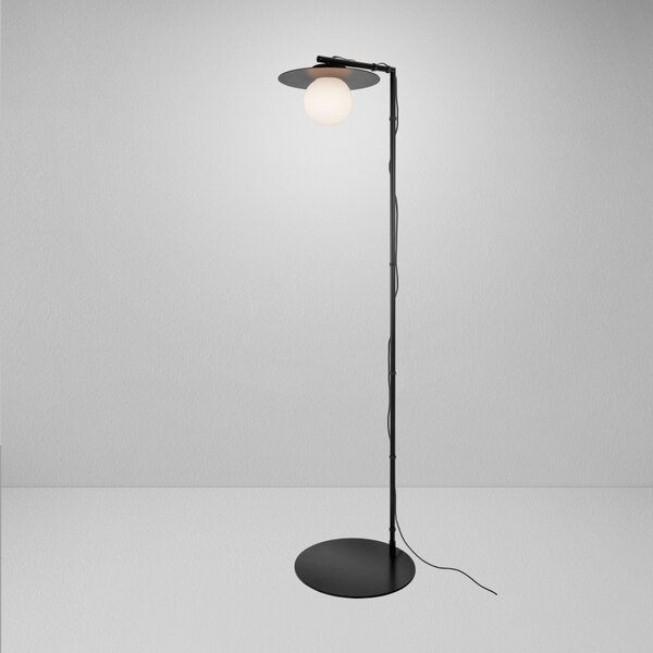 ZAHO Stojací LED lampa SUN FL1, 8W, v. 1605 mm Barva: Bílá, Teplota světla: 3000K - teplá bílá