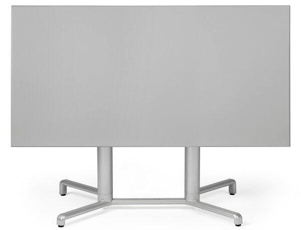 Nardi Bílá hliníková stolová sklápěcí podnož Scudo Double 72 cm
