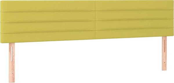 VidaXL Čelo postele s LED 200x5x78/88 cm textil [3121776] Barva: taupe