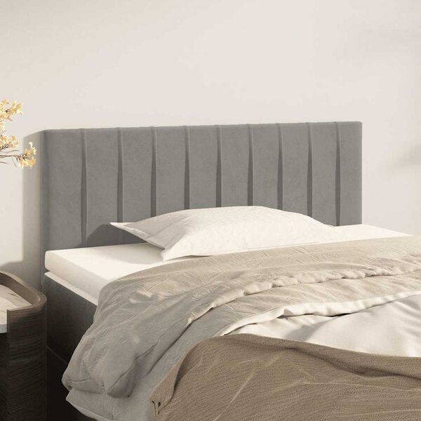 VidaXL Čelo postele 100x5x78/88 cm samet [346238] Barva: Černá
