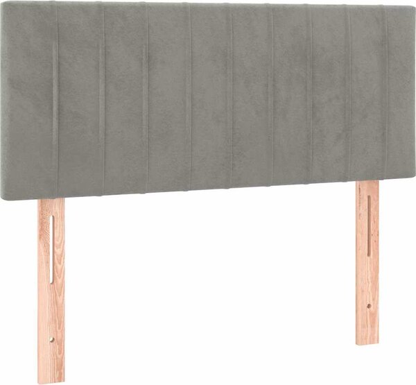 VidaXL Čelo postele 100x5x78/88 cm samet [346238] Barva: Černá