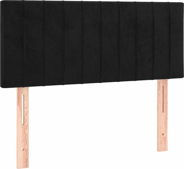 VidaXL Čelo postele 100x5x78/88 cm samet [346238] Barva: Černá