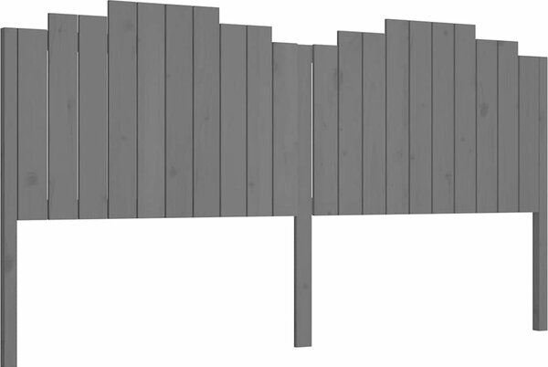 VidaXL Čelo postele 206 x 4 x 110 cm masivní borovice [818491] Barva: Černá