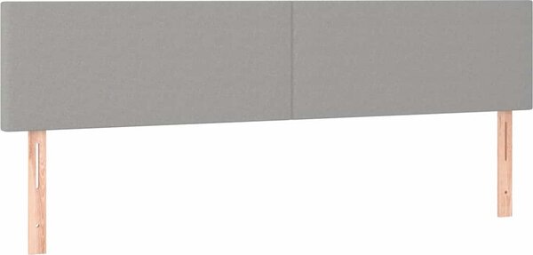 VidaXL Čelo postele 2 ks 100x5x78/88 cm textil [345850] Barva: Modrá