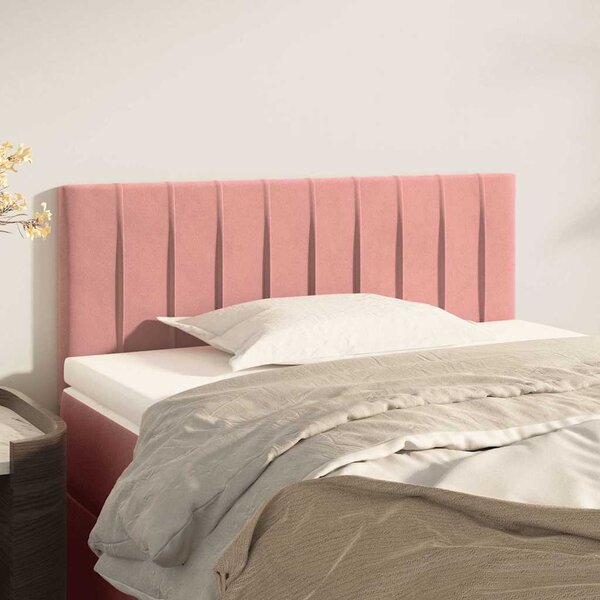 VidaXL Čelo postele 100x5x78/88 cm samet [346238] Barva: Černá