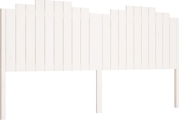 VidaXL Čelo postele 206 x 4 x 110 cm masivní borovice [818491] Barva: Černá