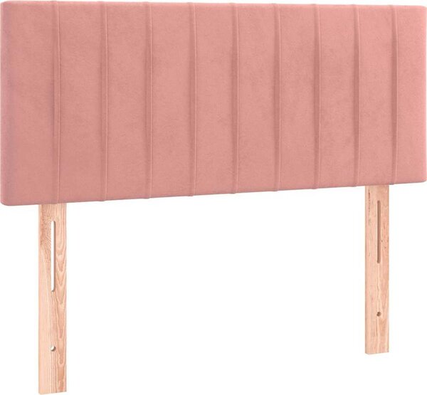 VidaXL Čelo postele 100x5x78/88 cm samet [346238] Barva: Černá