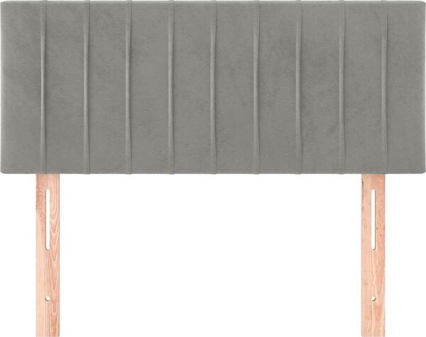 VidaXL Čelo postele 100x5x78/88 cm samet [346238] Barva: Černá