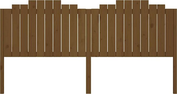 VidaXL Čelo postele 206 x 4 x 110 cm masivní borovice [818491] Barva: Černá