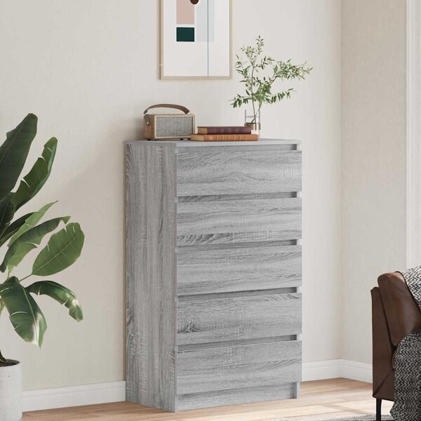 VidaXL Zásuvková skříňka 60 x 36 x 103 cm kompozitní dřevo [823022] Barva: Černý dub