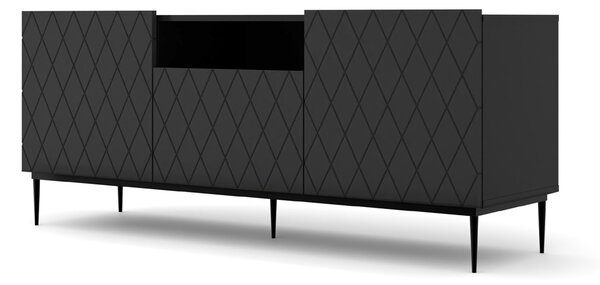 TV stolek/skříňka Dintanna 145 (černá + černá)