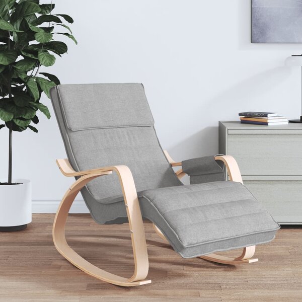 VidaXL Houpací křeslo textil [351074] Barva: krémová