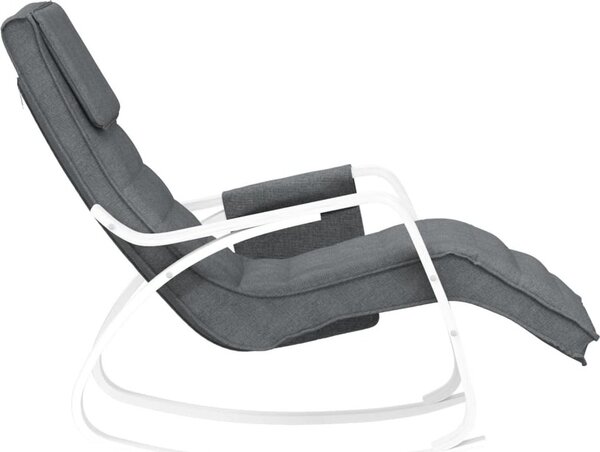 VidaXL Houpací křeslo textil [351074] Barva: krémová
