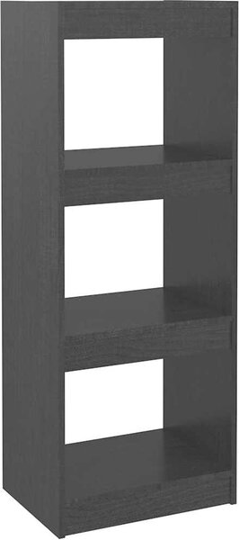 VidaXL Knihovna / dělicí stěna 40x30x103,5 cm masivní borovice [808142] Barva: Šedá