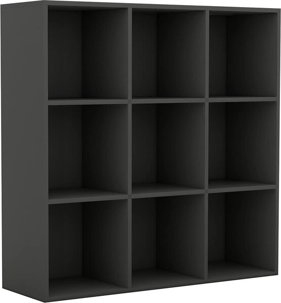 VidaXL Knihovna 98x29x97,5 cm kompozitní dřevo [801129] Barva: kouřový dub