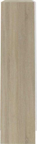 VidaXL Vitrína 82,5 x 30,5 x 115 cm kompozitní dřevo [802755] Barva: Betonová šedá