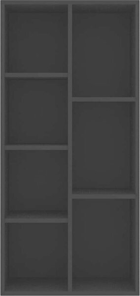 VidaXL Knihovna 50 x 25 x 106 cm dřevotříska [801115] Barva: kouřový dub