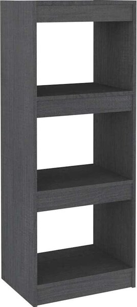 VidaXL Knihovna / dělicí stěna 40x30x103,5 cm masivní borovice [808142] Barva: Šedá