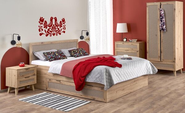 Halmar Postel BORNEO 160x200 dub artisan