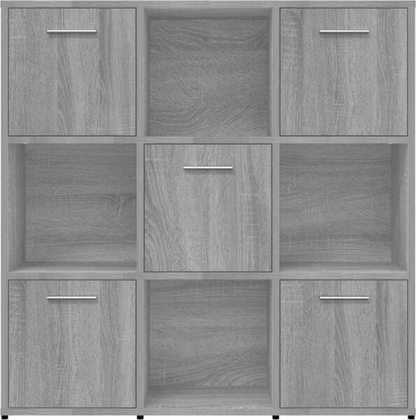 VidaXL Knihovna 90x30x90 cm kompozitní dřevo [802935] Barva: Bílá