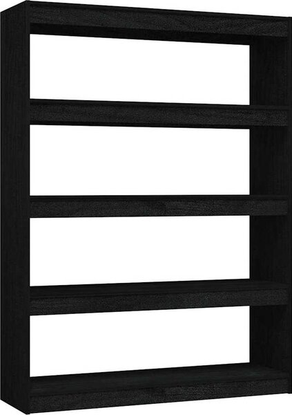 VidaXL Knihovna / dělicí stěna 100x30x135,5 cm masivní borovice [808219] Barva: Šedá