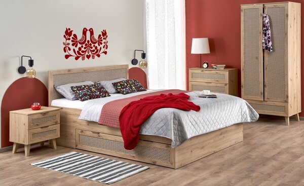 Halmar Postel BORNEO 160x200 dub artisan