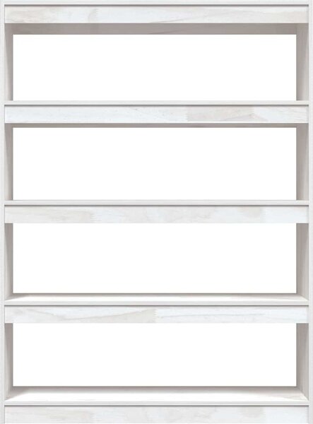 VidaXL Knihovna / dělicí stěna 100x30x135,5 cm masivní borovice [808219] Barva: Šedá