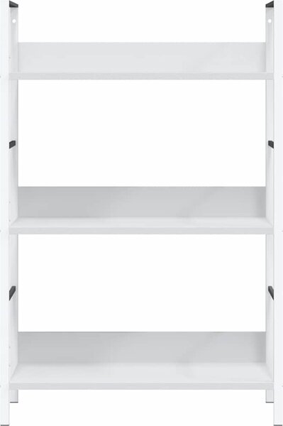 VidaXL Knihovna se 3 policemi 60x27,6x90,5 cm kompozitní dřevo [288220] Barva: Dub a bílá