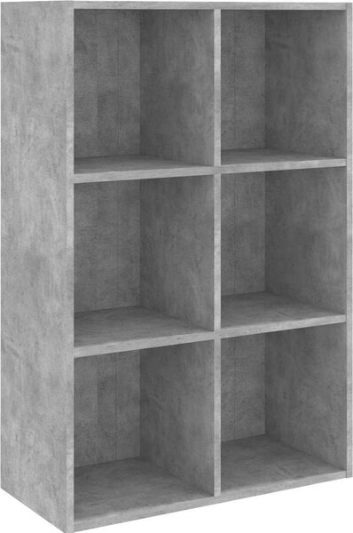 VidaXL Knihovna/příborník 66 x 30 x 98 cm kompozitní dřevo [800350] Barva: Betonová šedá