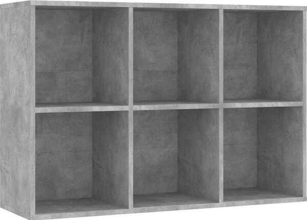 VidaXL Knihovna/příborník 66 x 30 x 98 cm kompozitní dřevo [800350] Barva: Betonová šedá
